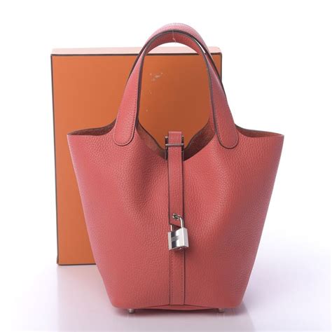 hermes rose jaipur picotin|Hermes Rose Jaipur .